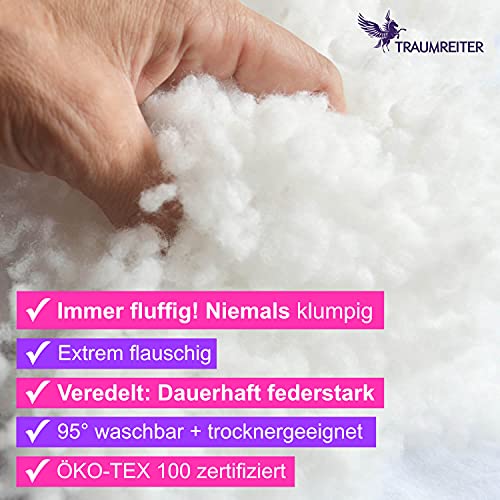 Füllwatte Traumreiter 1 kg mit hoher Bauschkraft und Beständigkeit