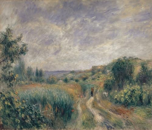 Tableau Toile Renoir Paysage près d'Essoyes SERENDIPITP 60x90cm