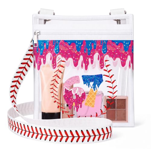 Image of Sanwuta Clear Baseball Bag Purse Stadium Approved