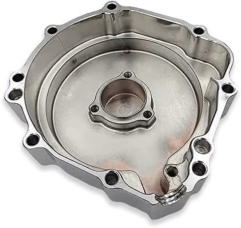 HTTMT MT313-009-CD Chrome Custom Made Aluminium Engine Stator Cover Compatible with Suzuki 2001-2003 GSX-R 600 2000-2003 GSX-R 750 2001-2002 Suzuki GSX-R 1000