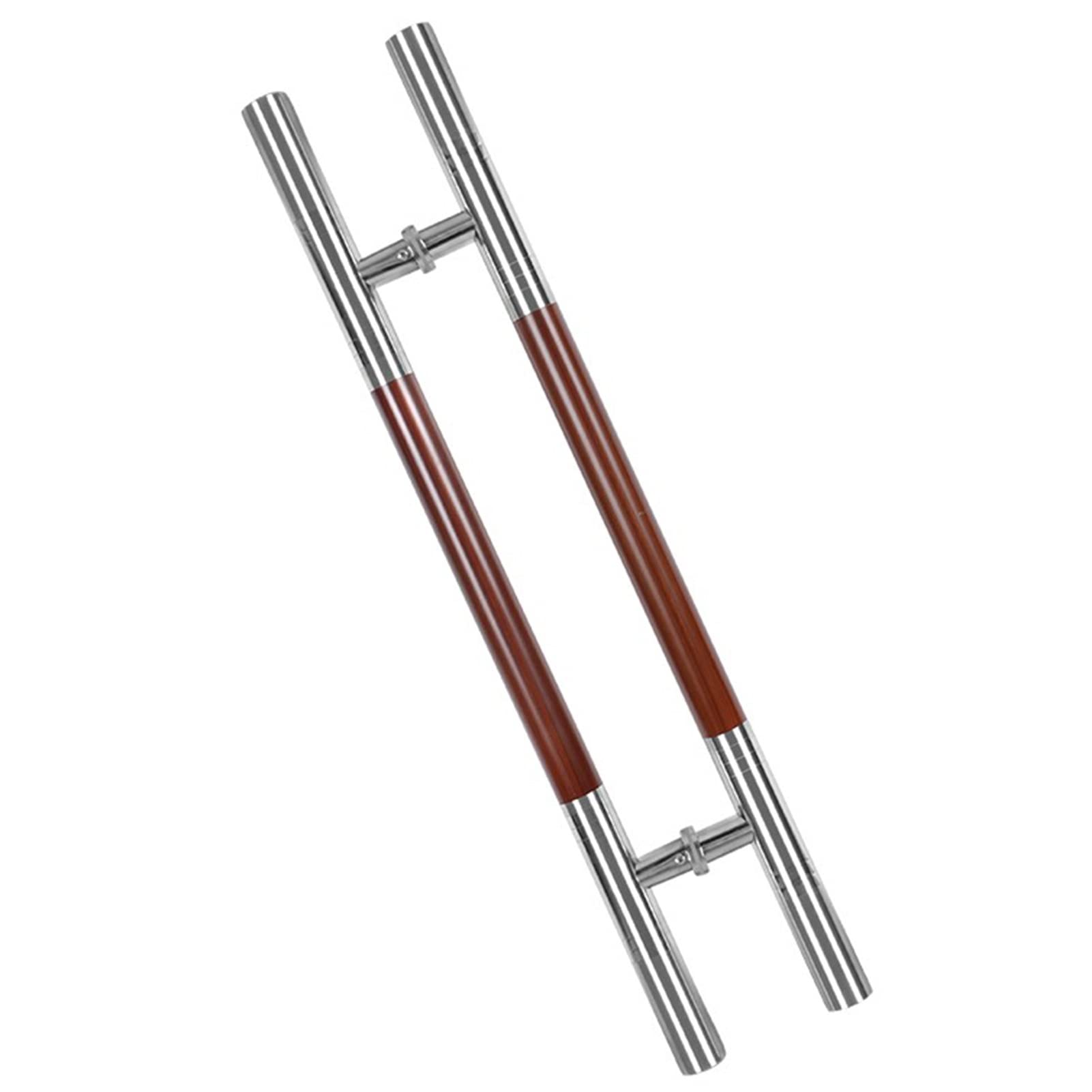 Poignée de grange coulissante en acier inoxydable 80cm au design architectural haut de gamme