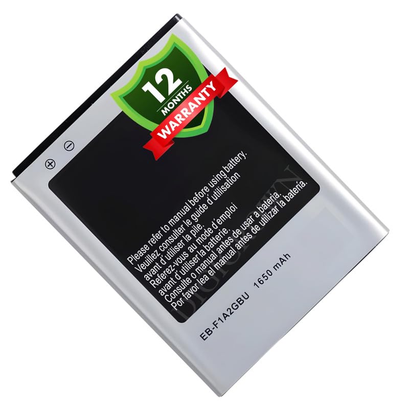 Image of Original EB-F1A2GBU Battery Compatible for Samsung Galaxy S2 - (1650mAh) - 1 Year Warranty DC00