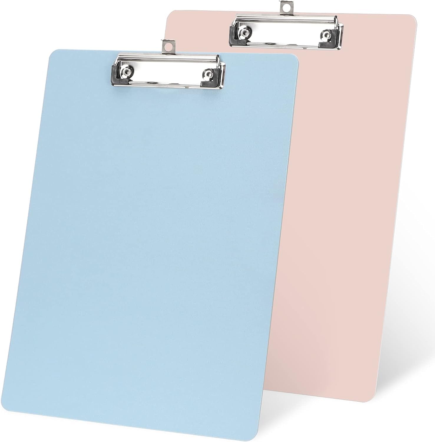 ClassycooPlastic Clipboards,Low Profile Metal Clip Board A4 Letter Size(12.3 * 8.9 inch), Clipboards for Classrooms, Offices, Restaurants, Doctor Offices