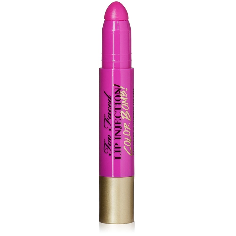 Too Faced Lip Injection Color Bomb Moisture Plumping Lip Tint, Plump it Up Pink, 0.1 Ounce