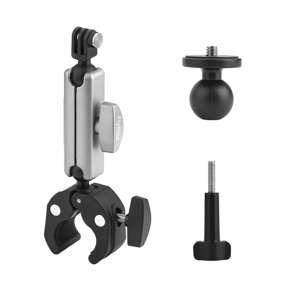 Do motocykla BDRRC, do montażu na kierownicy, DJI, POCKET 3/Insta360 X5, kamery GoPro 13/Action 5 Pro(External bracket B)