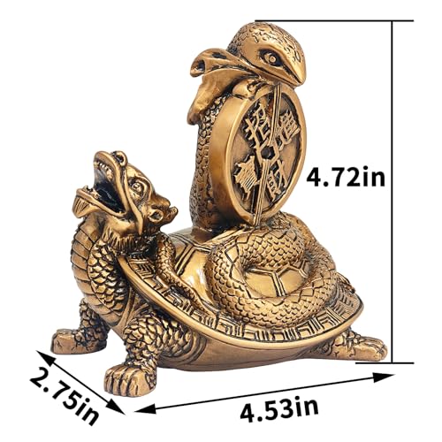 Estatua de Resina Feng Shui Dragón y Serpiente 2025 miniatura 2