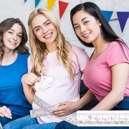 Cinta métrica para baby shower Coume de 2 rollos con diseño de mariposa para juegos 5
