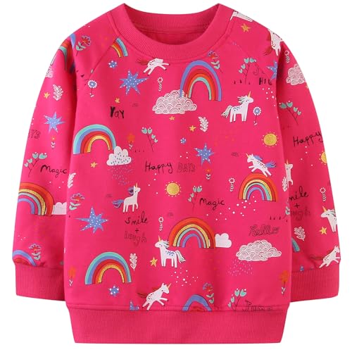 Image of Hongshilian Unisex Kids Cute Cartoon Cotton Sweater Shirt