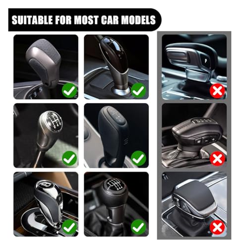 image for JOYCOURT Car Gear Shift Hoodie, Fashionable Gear Shift Knob Cover, Min