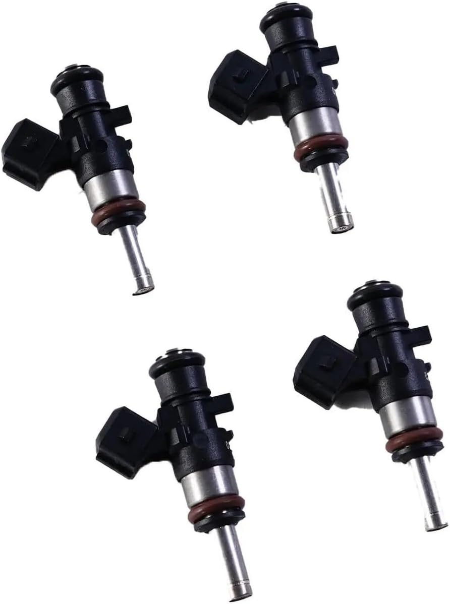 4 PCS 980CC Fuel Injector Nozzle Valves compatible with Bosch Petrol Renault 9648129380 EV14KT 0280158040 Car Engine Replacement Parts