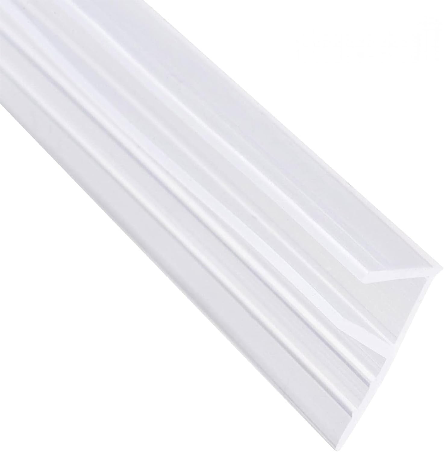 TAVIGOR FType Shower Door Bottom Seal Strip, 15/32"(12mm) Drip Rail