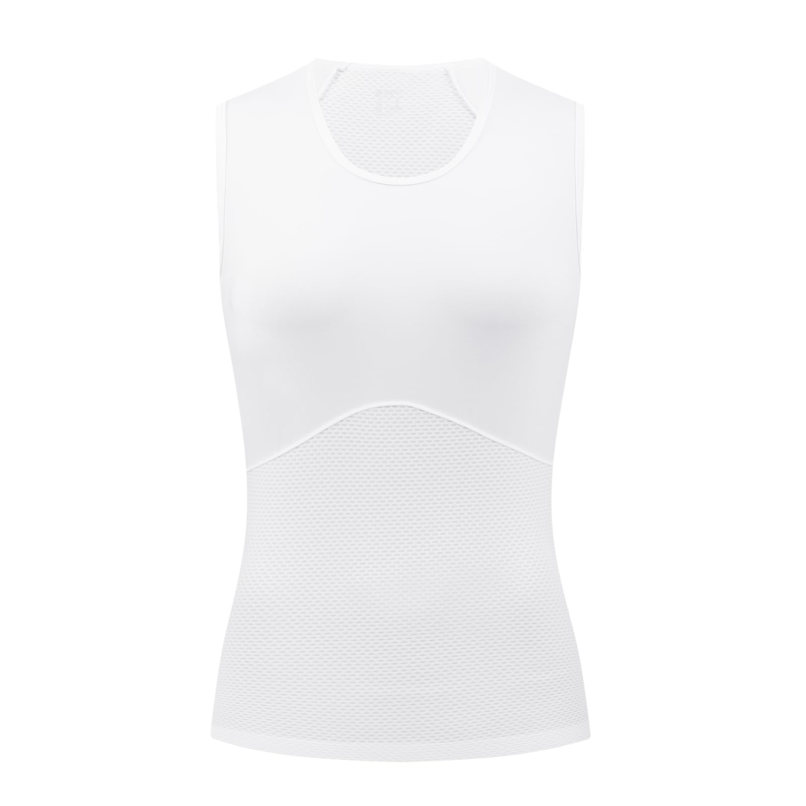 YKYWBIKE Cycling Base Layer Women Quick Dry Sleeveless Cycling Jersey Compression Mesh Undershirt Breathable Biker Shirts