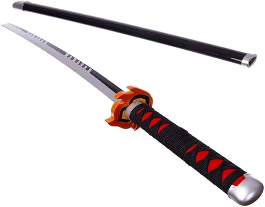 Amazon | 鬼滅の刃 日輪刀 ABS 長さ:104CM 子供 鬼殺隊 完成度高い