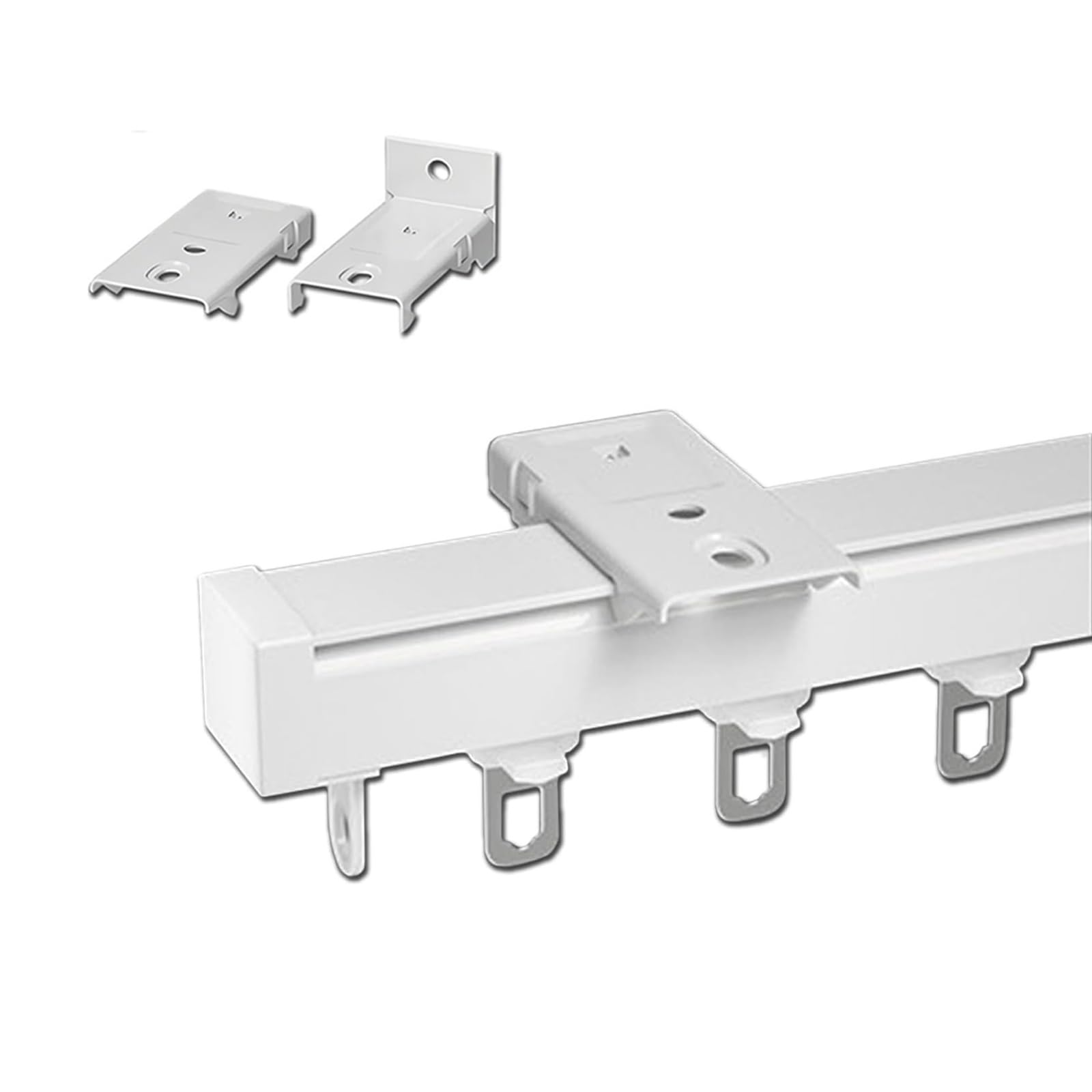 Rails à rideaux robustes de 6 m pour séparer une pièce avec intimité