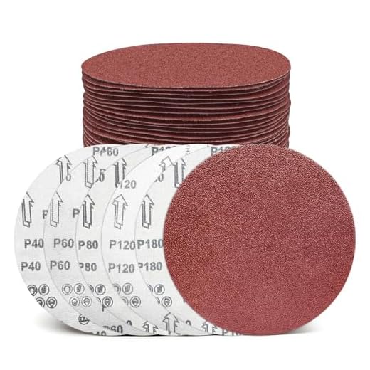 SenmaiTools 30 Stück Schleifpapier 300mm Klett, Schleifscheiben 6 x 40 60 80 120 180 Körnung, 300 mm Schleifscheibe Klett für Tellerschleifer
