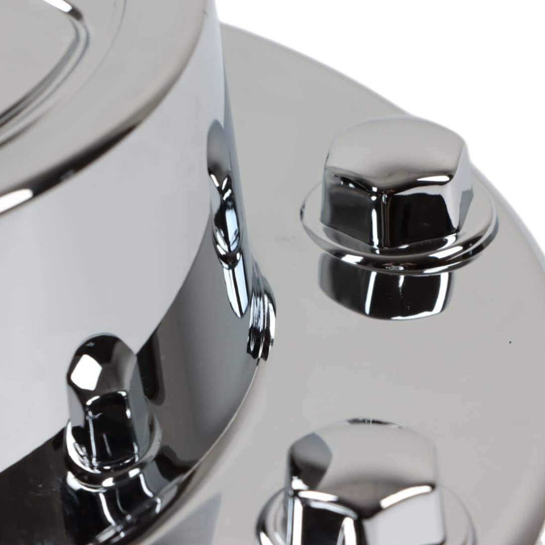 New Replacement for 2011-2016 Ram 3500 Chrome Wheel Hub Center Caps Set 1-TON Dually DRW Alcoa Alloy Wheel 2 Front and 2 Rear