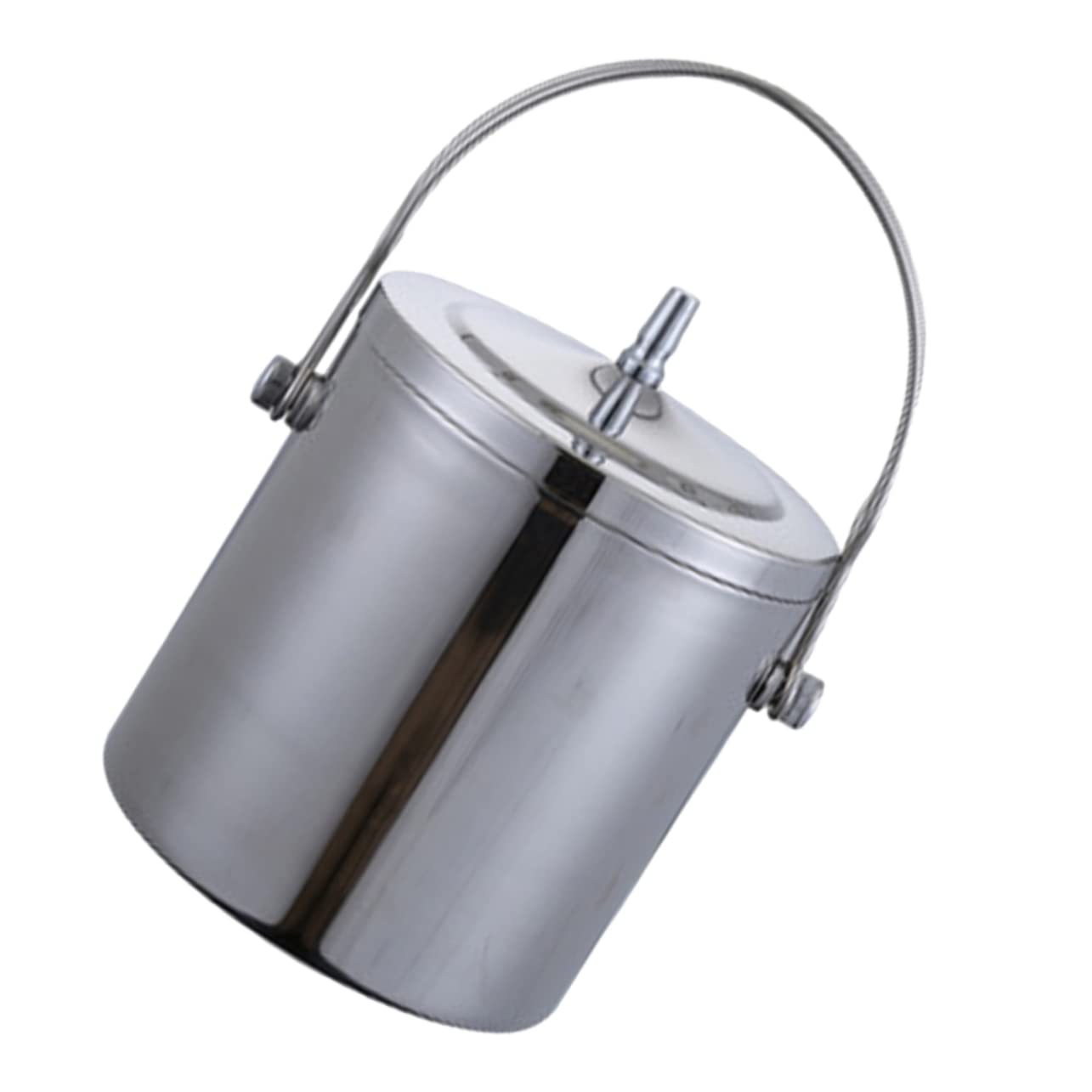 OFFSCH Insulated Stainless Steel Wine Bucket with Handle Multi Functional Party Pail for Ice Storage for Bars Hotels Ktv and Beach Parties