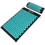 ProsourceFit Acupressure Mat and Pillow Set for Back/Neck Pain Relief and Muscle Relaxation