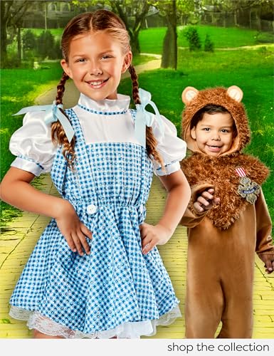 Rubies The Wizard of Oz: Dorothy Sequin Costume Dress for Kids, Girl's Small - image 6
