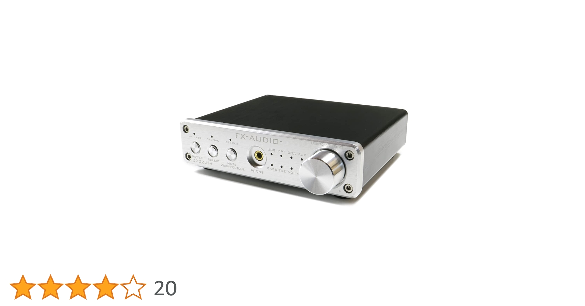 Amazon.co.jp: FX-AUDIO- D302J++[シルバー] ハイレゾ対応デジタル