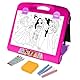 Disney Princess 2-in-1 doppelseitige Tischstaffelei | Whiteboard & Kreidetafel-Kunst-Set für Kinder | Zeichen-, Schreib- und Lerntafel | tragbar, faltbar und einfach zu verstauen | kreatives