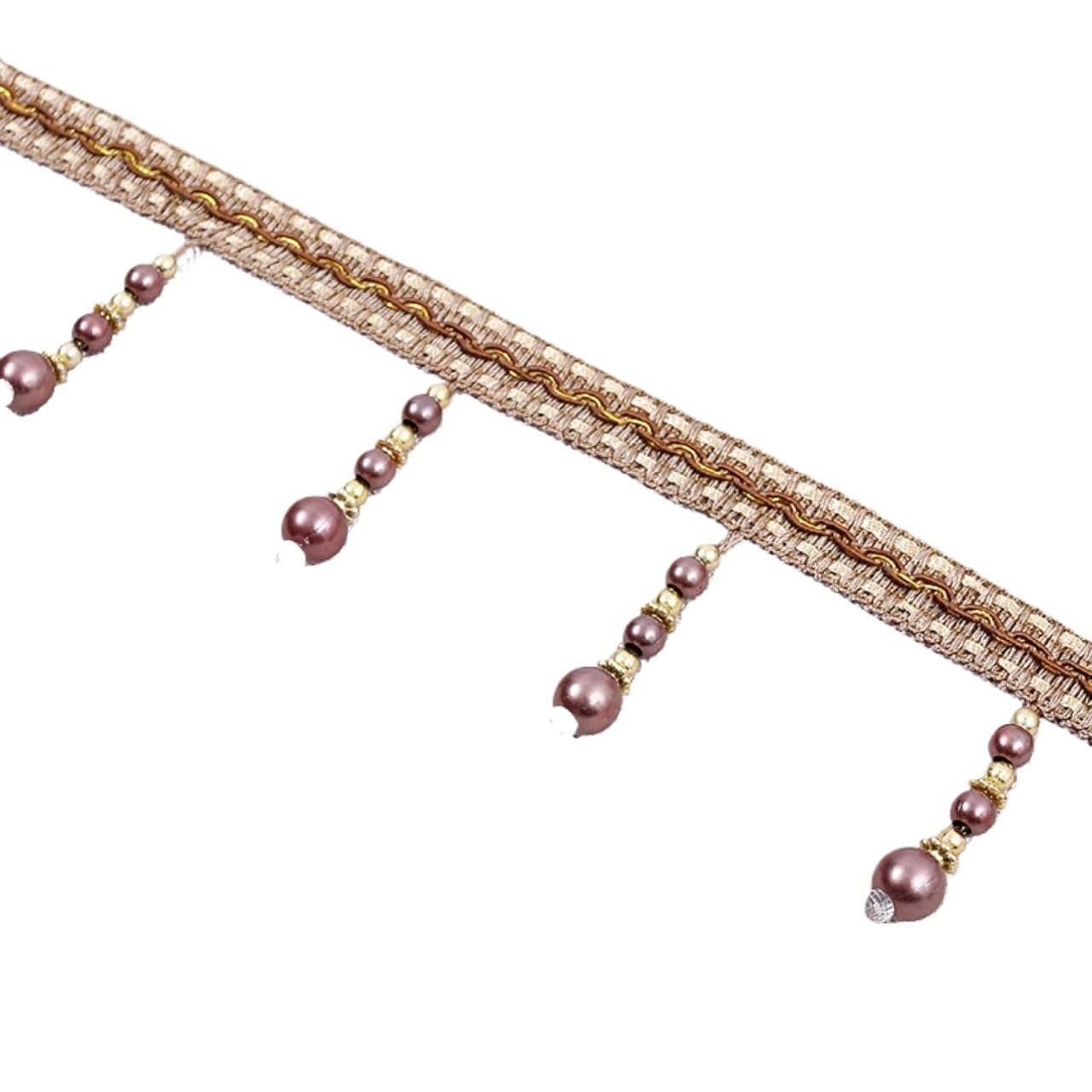 12 Yards Spitze mit Perlenbesatz