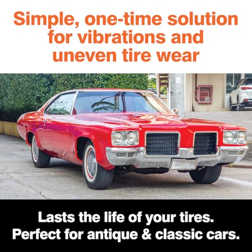 Image of ABC Classic & Antique Car Tire Balancing Beads Kit | (4) 4oz Bags (16oz) Beads, (4) Valve Cores, (4) Caps | Includes Squeeze Bottle & Tube | DIY Install