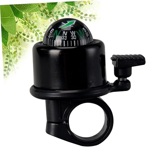 Miniatura 4 de Unomor Campana de repuesto vintage para manillar de bicicleta, brújula, timbre de ciclo de timbre para adultos, campanacuerno de bicicleta para