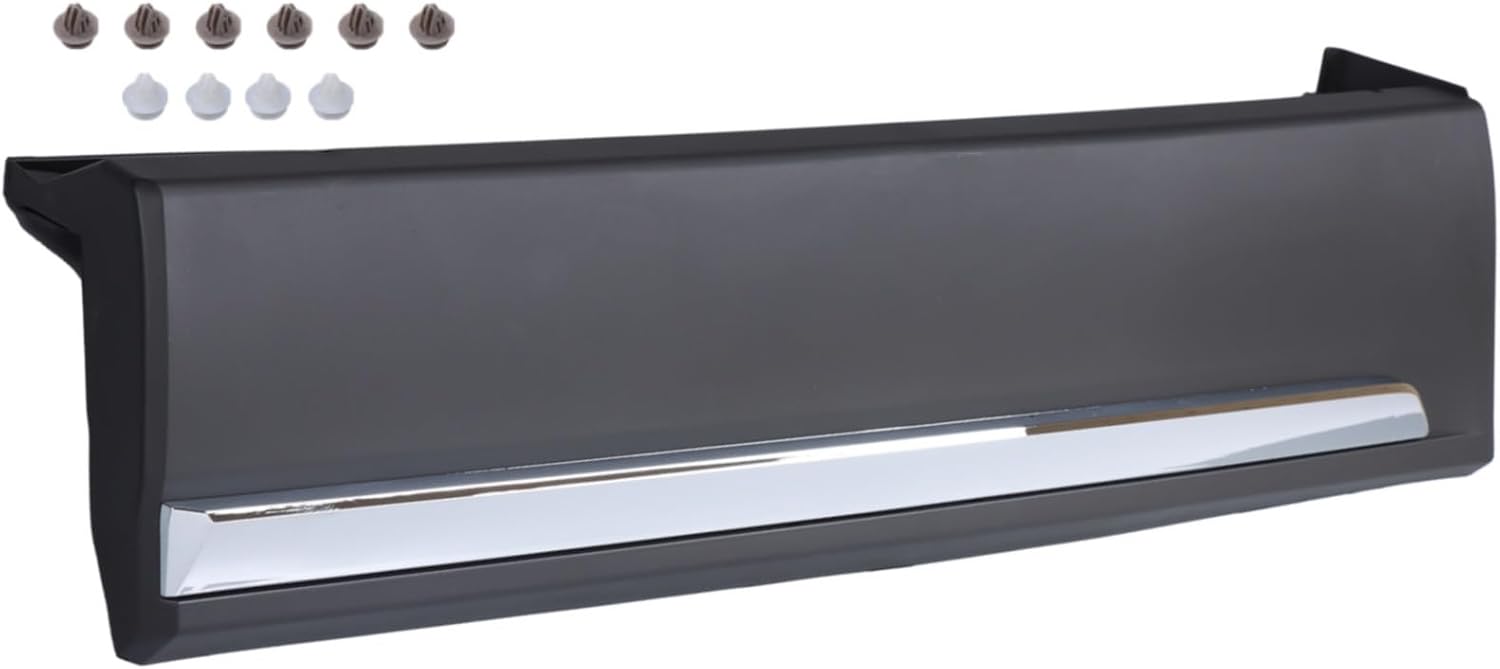 Black Rear Right Door Trim Panel with Silver Insert Replacement for CX-9 2016-2023 TK49-51-RC0B TK4951RC0B