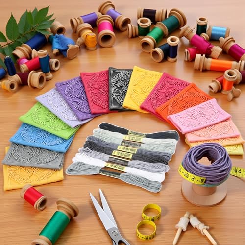 Image of 8Pcs Cotton Stitch Embroidery Thread Floss DIY Friendship Bracelets Floss Craft Sewing Skeins Grey Fashion Embroidery Floss for Arts, Crafts and Sewing Embroidery Thread and Floss 7.5m