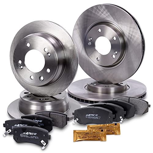 BESTPRICE Bremsenset inkl. Bremsscheiben vorne Ø 300 mm + hinten Ø 262 mm