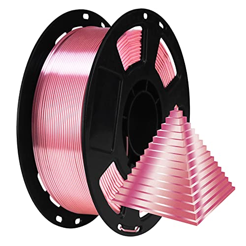 Image of 1.75mm Silk Rose Gold PLA Pink Pearlescent Shining 3D Printing Material, 1kg 2.2lbs 3D Plastic Material, Widely Support for FDM 3D Printer, Easy to Print by BBLIFE