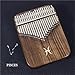 Kalimba For Beginners 21-note Thumb Piano Black Walnut Beginner Box Finger Piano Solid Wood Kalimba(Style 7)