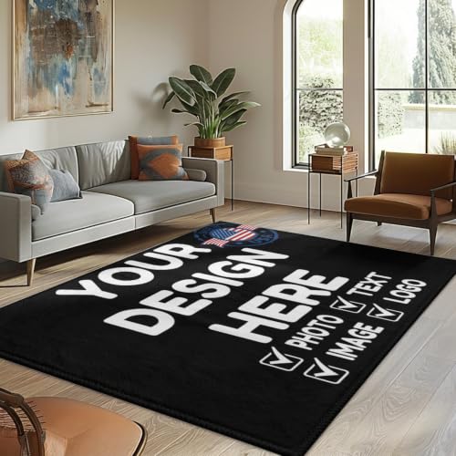 Custom Logo Anti-Slip Rug 80x56 for Business & Home