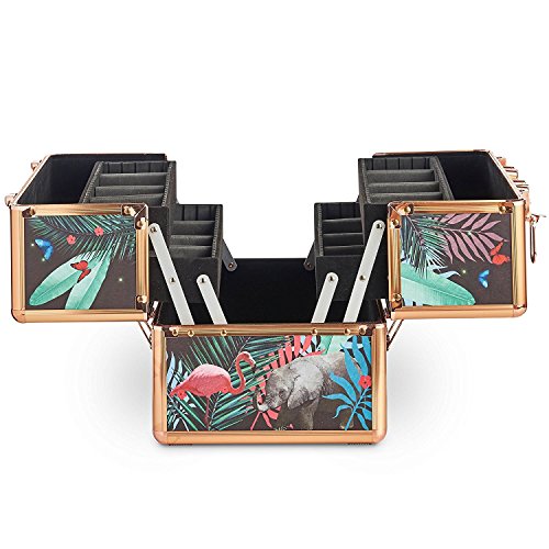 Beautify Beauty Case Kosmetikkoffer Schminkkoffer Make-up Aufbewahrung Professioneller Großer Organizer für die Reise… – Bild 3