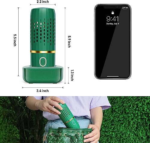 Image of Portable USB Fruit and Vegetable Cleaner,Fruit and Vegetable for Kitchenware,Meat,Dishes,Rice,Kitchen Tools (Green)