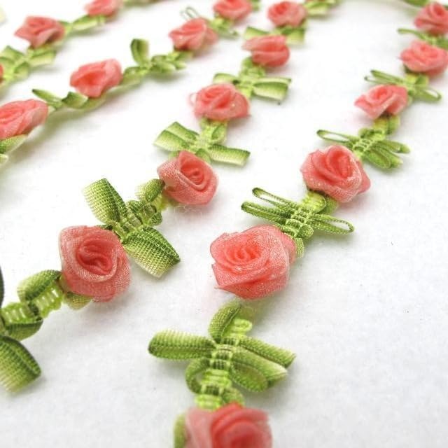 1/2/10 Yard weinrotes Blumenband für Blumensträuße/Carft, handgefertigtes Blumenband zum Einwickeln von Blumenkantenbesatzband, Blumenblattbesatzband