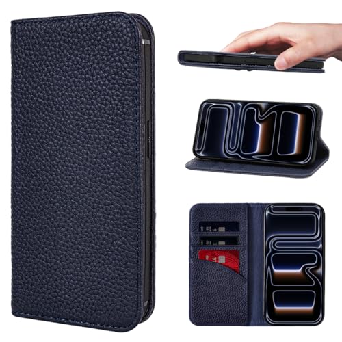 iPhone 17 Pro Max ケース 本革 手帳型 カバー
