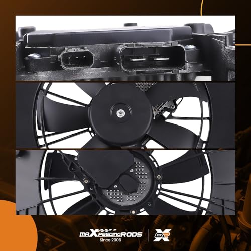 Image of maXpeedingrods Radiator Cooling Fan Assembly for Honda Civic 1.5L 2016-2020 Replace 190305AAA01 624610 HO3115173
