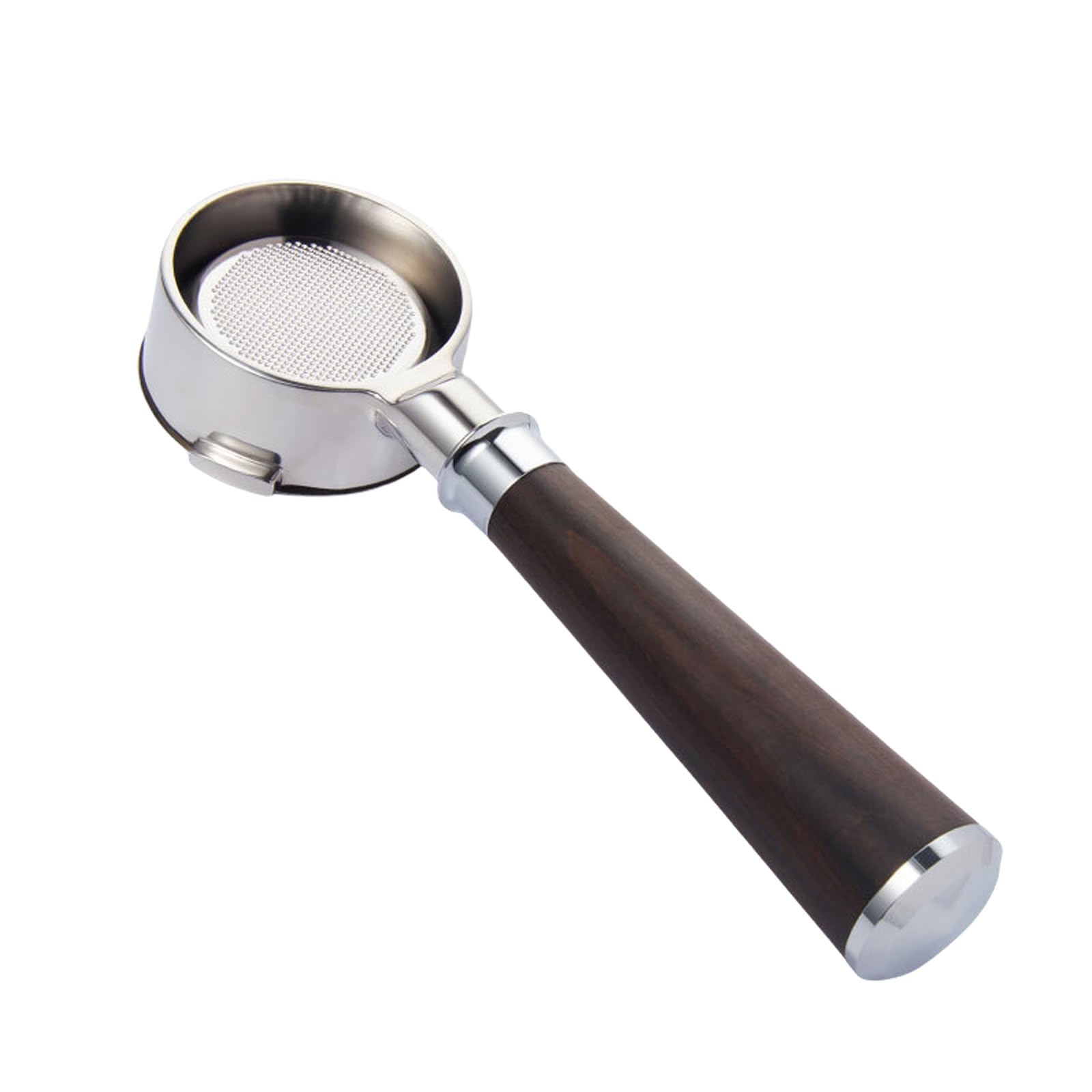 Xinsheinelry Bottomless Coffee Portafilter Coffee Handle for 54mm Espresso Machines Featurings Ergonomic Designs and Vintage Appeal Professional Maker Accessory