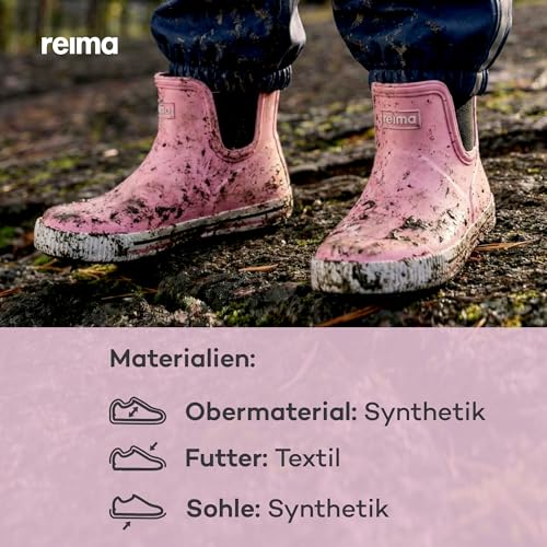 Image of Reima Ankles Waterproof Low Cut Rain Boots Outdoor Rubber Boot for Kids