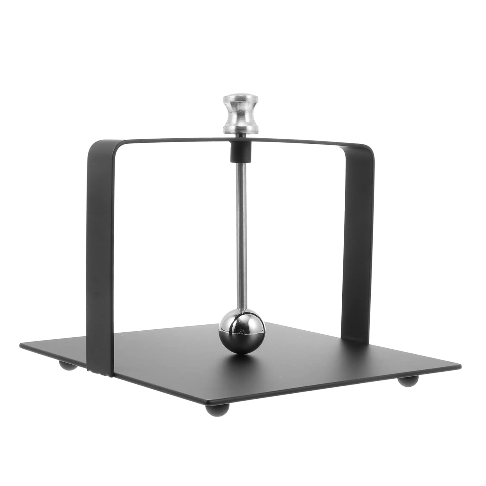 Portatovaglioli da Tavola in Acciaio Inossidabile Nero, Elegante