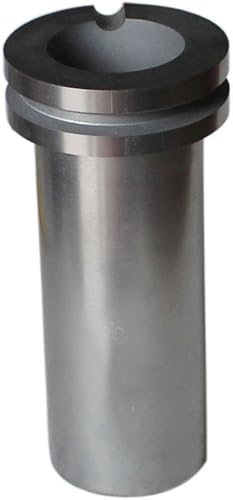 Miniatura 1 de OTOOLWORLD Pureza elevada Crisol de fundición de crisol de grafito de 2.2 lbs Crisol de horno de fusión