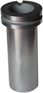 OTOOLWORLD High Purity 3 Kilo Graphite Crucible Cup Casting Crucible Melting Furnace Crucible