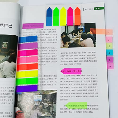 LIUJZZJ 980 Pezzi Multicolore Indice Linguette