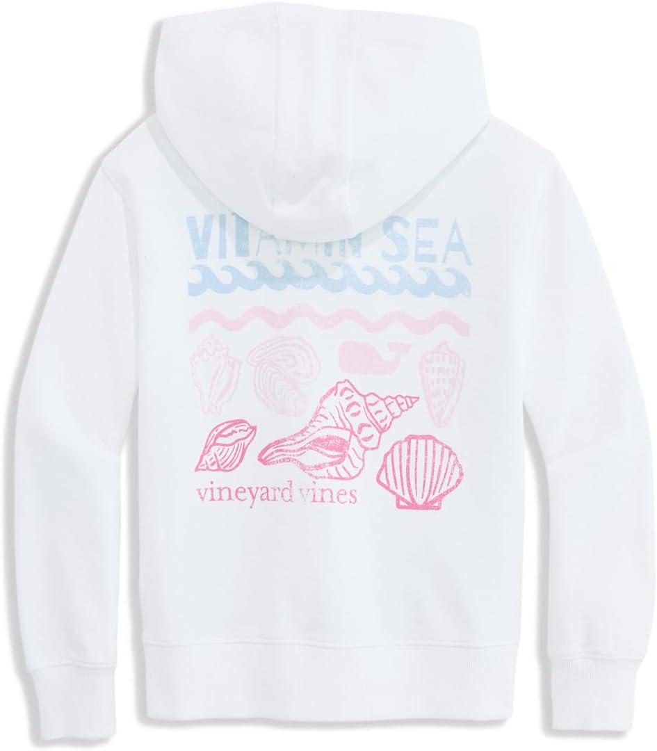vineyard vines Girls' Crew Neck Hoodie (Toddler/Little Kids/Big Kids)