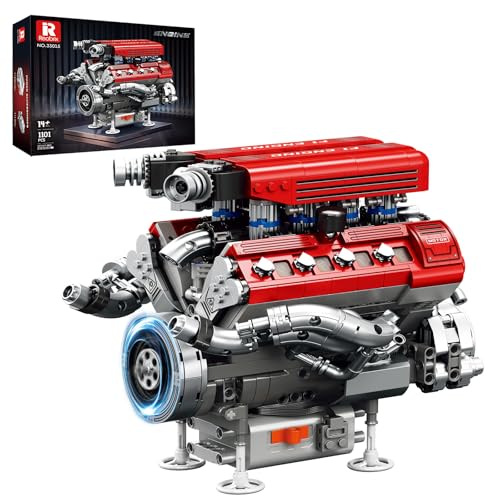 Reobrix V8 Engine Model Kit