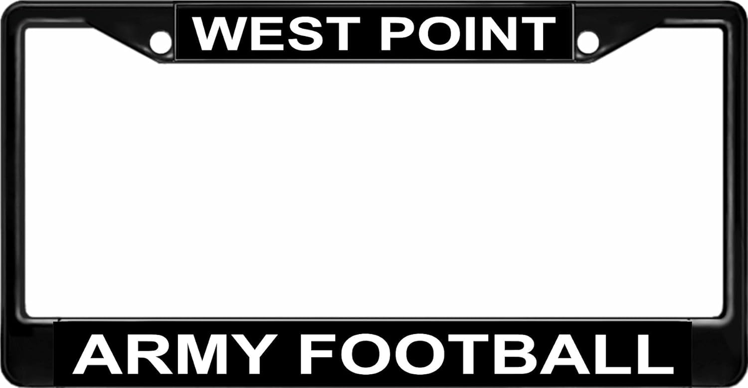 U.S. Army Football West Point Black License Plate Frame