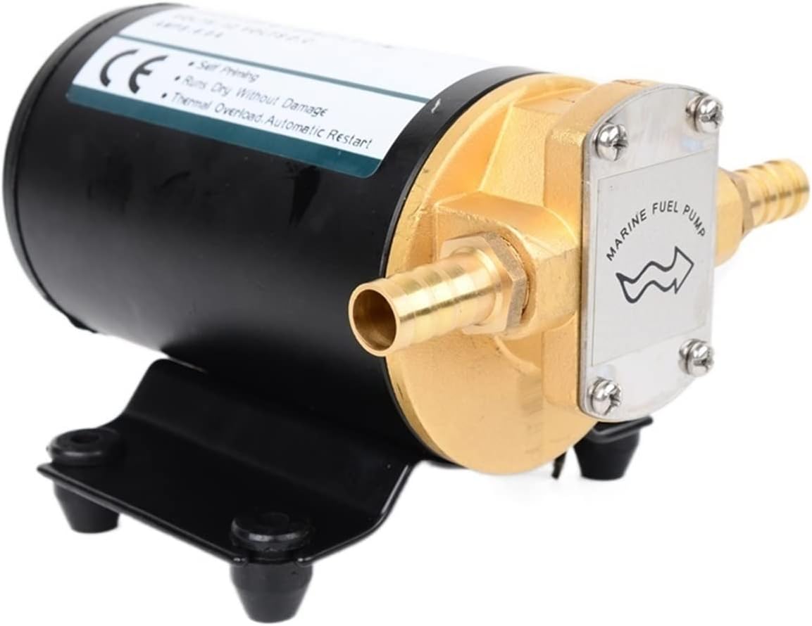 Electric Submersible Water Pump Portable Pump 12V/24V 12L/Min Lift Mini Electric Gear Pump Oil Fully Automatic Diaphragm Pump Fuel Transfer Pump FP-12 FP-24V(12V)