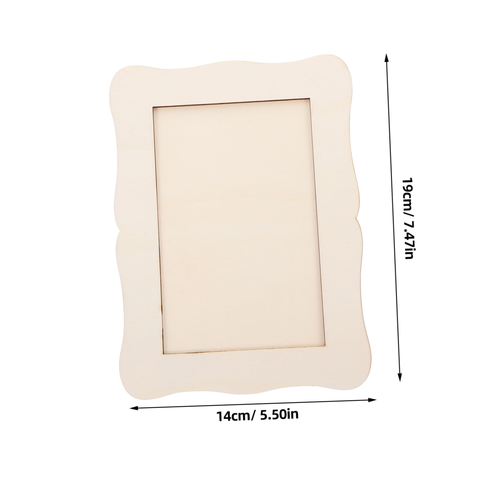 HOOTNEE Diy Picture Frame Craft Kit 15pcs Unfinished Wood Frames Perfect for Fall Spring Decor